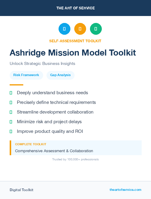 Ashridge Mission Model Toolkit