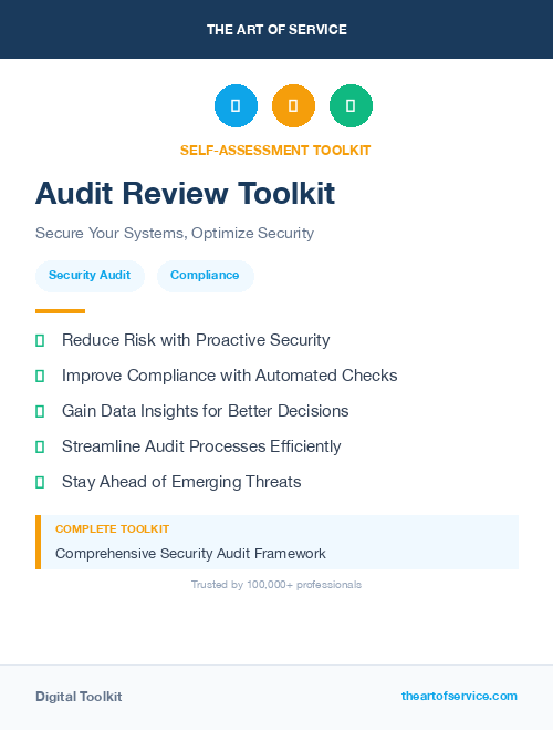 Audit Review Toolkit