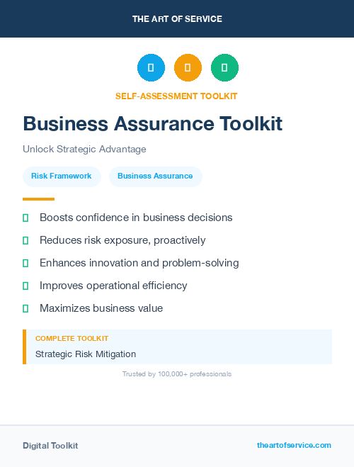 Business Assurance Toolkit