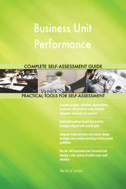 Business Unit Performance Toolkit