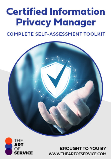 Certified Information Privacy Manager Toolkit