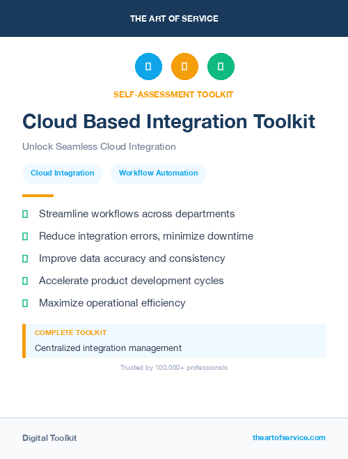 Cloud Based Integration Toolkit