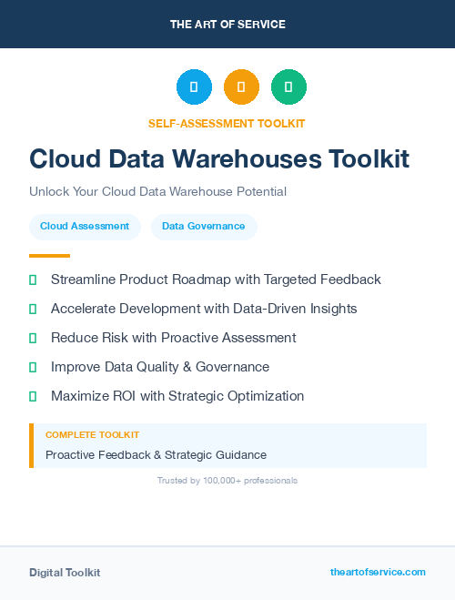 Cloud Data Warehouses Toolkit