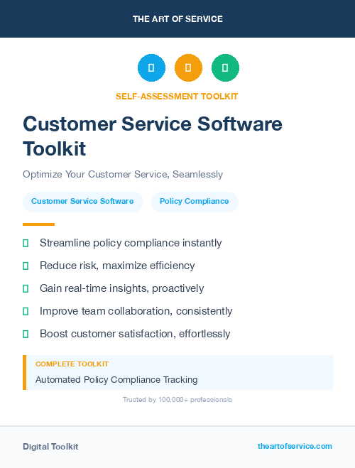 Customer Service Software Toolkit