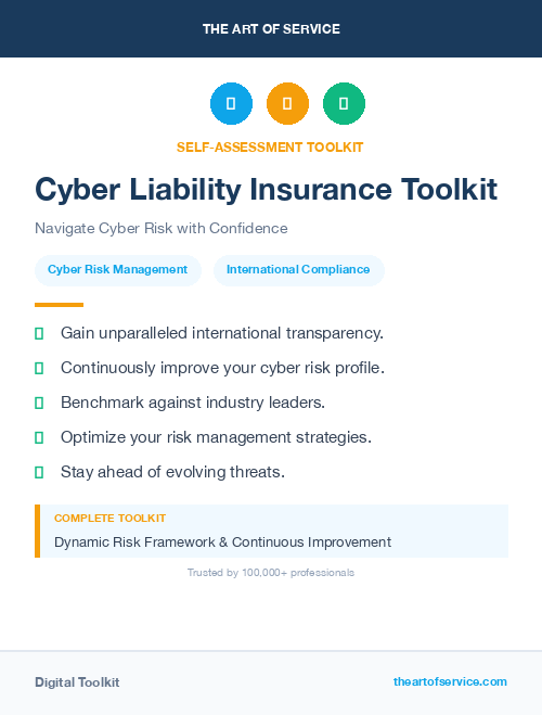 Cyber Liability Insurance Toolkit