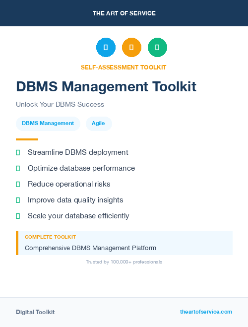 DBMS Management Toolkit