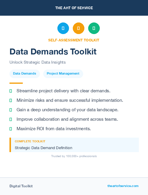 Data Demands Toolkit