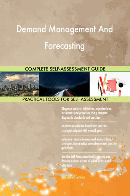 Demand Management And Forecasting Toolkit