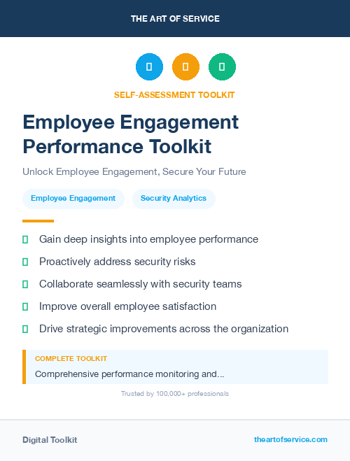 Employee Engagement Performance Toolkit