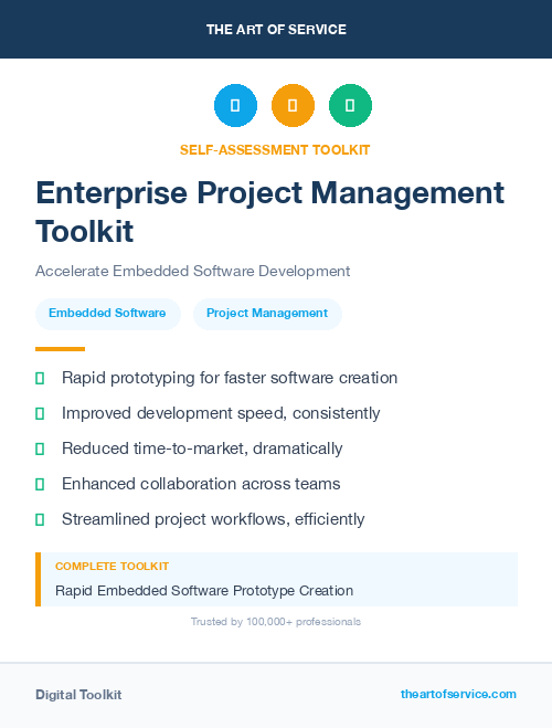 Enterprise Project Management Toolkit