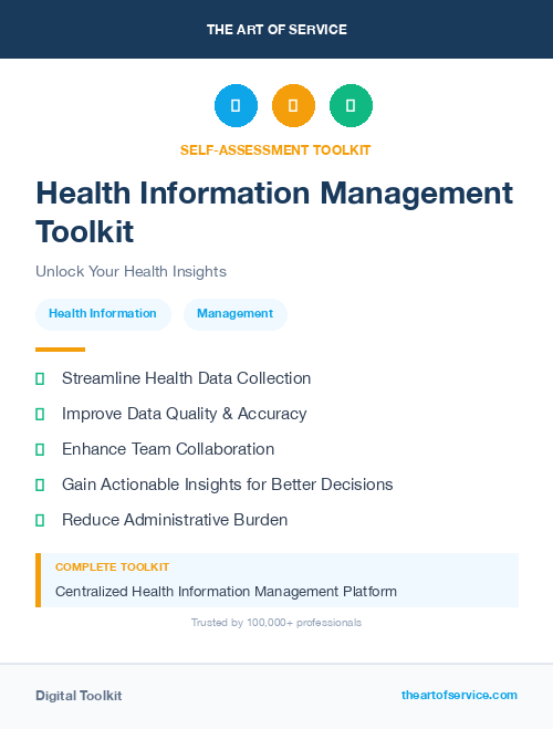 Health Information Management Toolkit