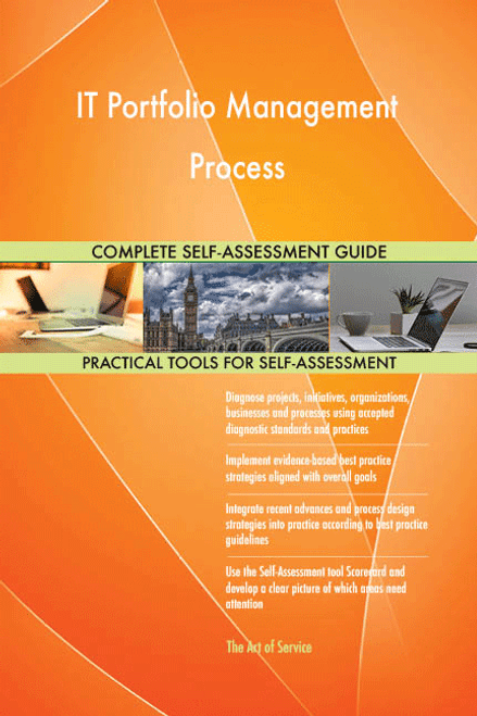 IT Portfolio Management Process Toolkit