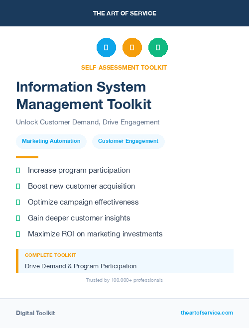 Information System Management Toolkit