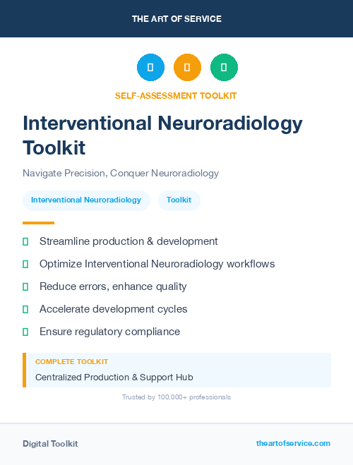 Interventional Neuroradiology Toolkit
