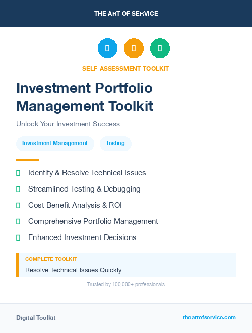 Investment Portfolio Management Toolkit