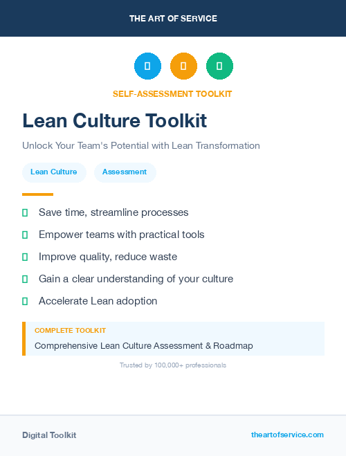 Lean Culture Toolkit