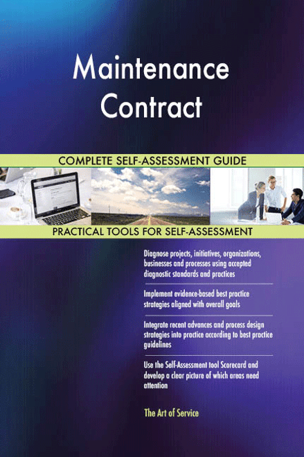 Maintenance Contract Toolkit