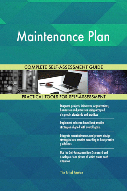 Maintenance Plan Toolkit