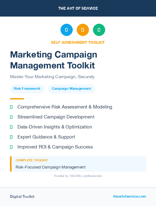 Marketing Campaign Management Toolkit