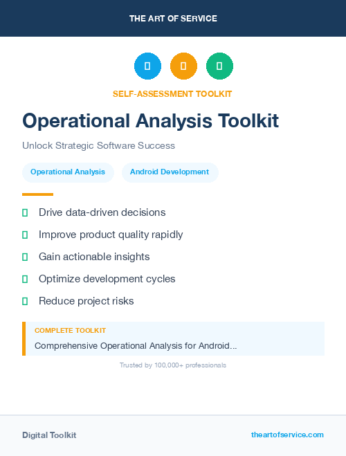 Operational Analysis Toolkit