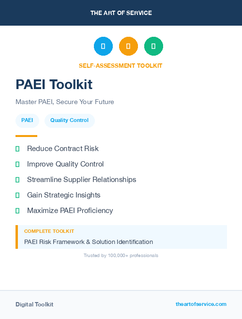 PAEI Toolkit