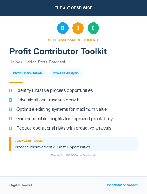 Profit Contributor Toolkit