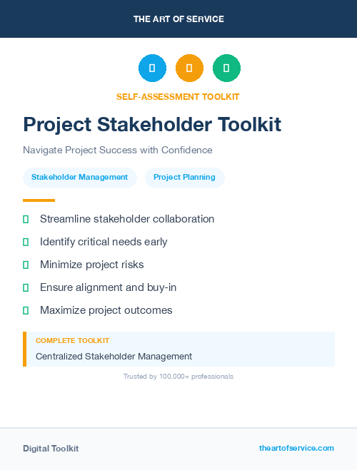 Project Stakeholder Toolkit