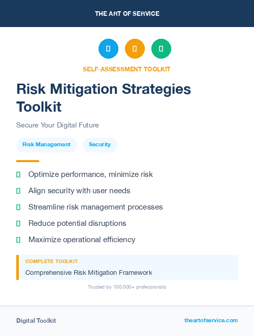 Risk Mitigation Strategies Toolkit