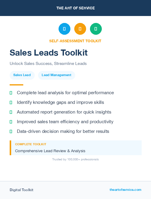 Sales Leads Toolkit