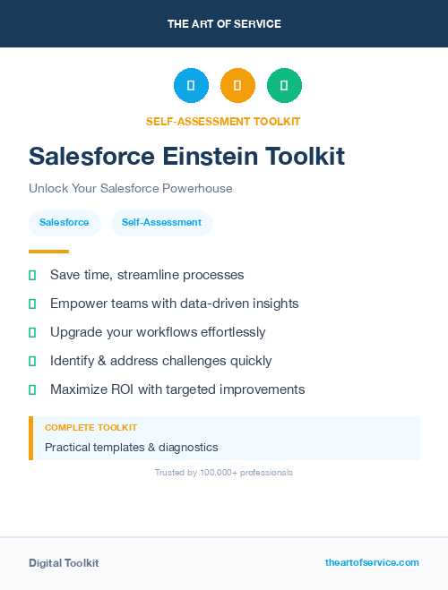 Salesforce Einstein Toolkit