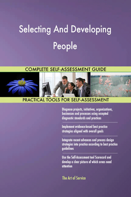 Selecting And Developing People Toolkit Selecting And Developing People Toolkit