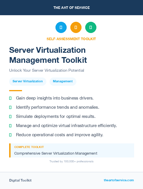 Server Virtualization Management Toolkit