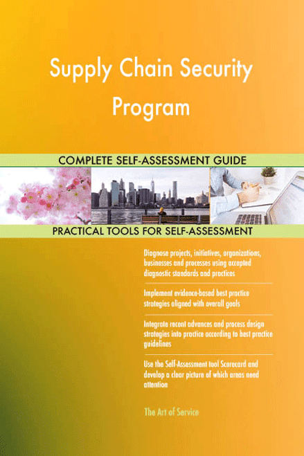 Supply Chain Security Program Toolkit
