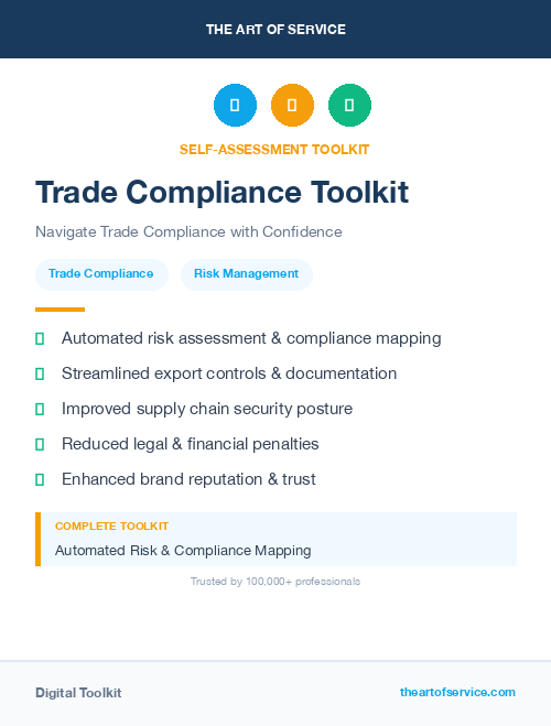 Trade Compliance Toolkit