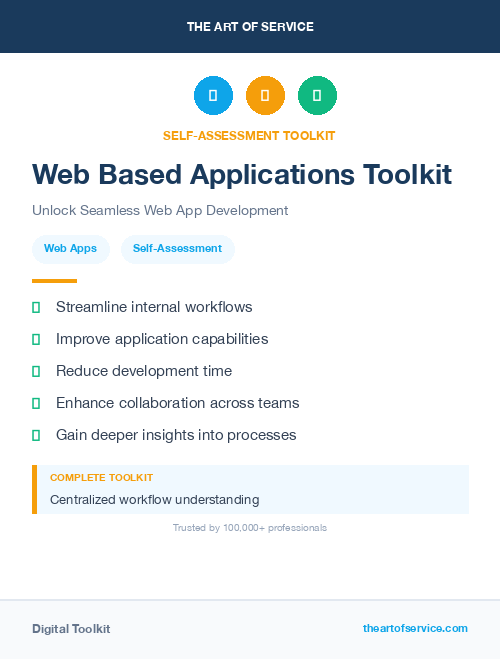 Web Based Applications Toolkit