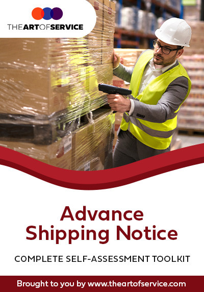 Advance Shipping Notice Toolkit