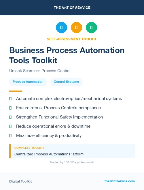 Business Process Automation Tools Toolkit