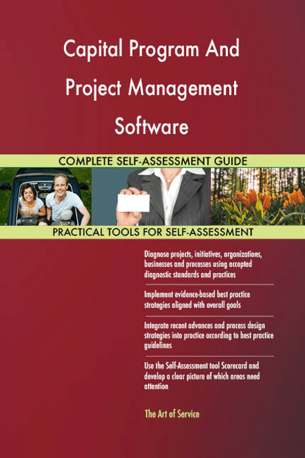 Capital Program And Project Management Software Toolkit