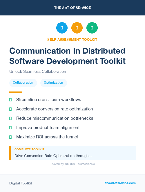 Communication In Distributed Software Development Toolkit
