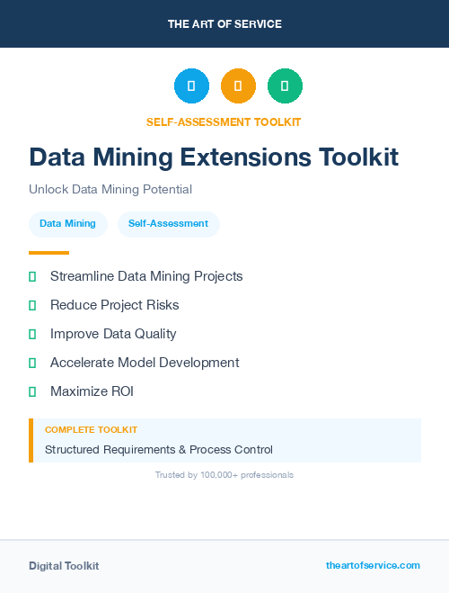 Data Mining Extensions Toolkit