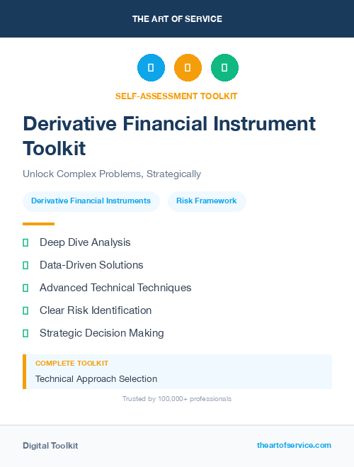 Derivative Financial Instrument Toolkit