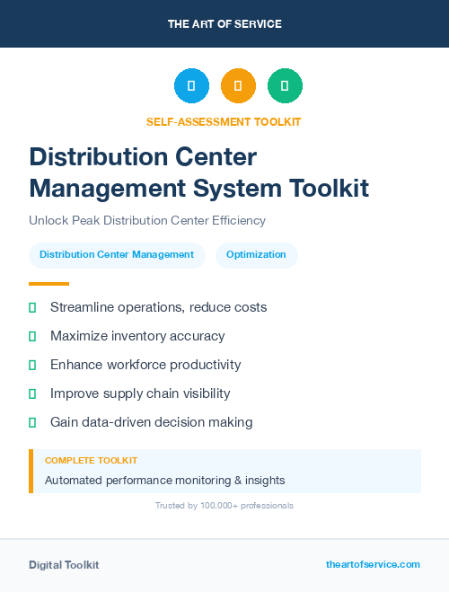 Distribution Center Management System Toolkit