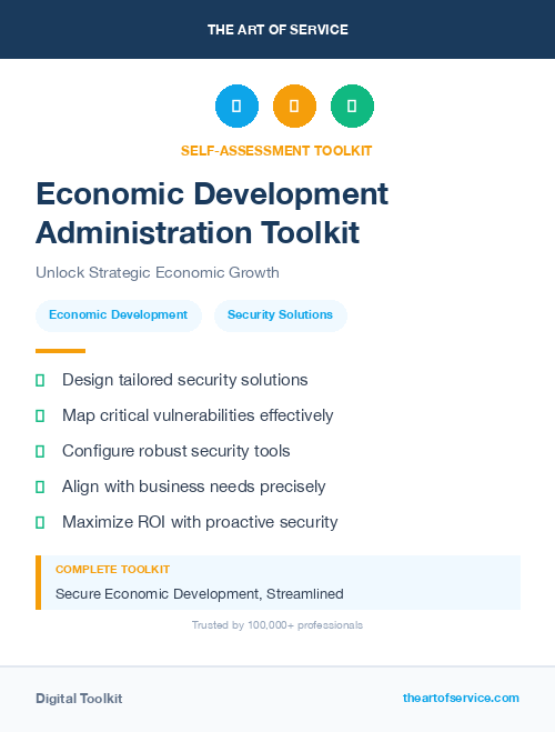 Economic Development Administration Toolkit