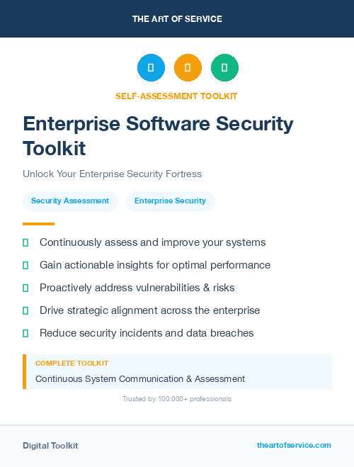 Enterprise Software Security Toolkit