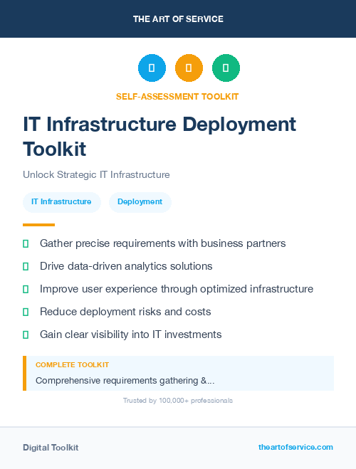 IT Infrastructure Deployment Toolkit