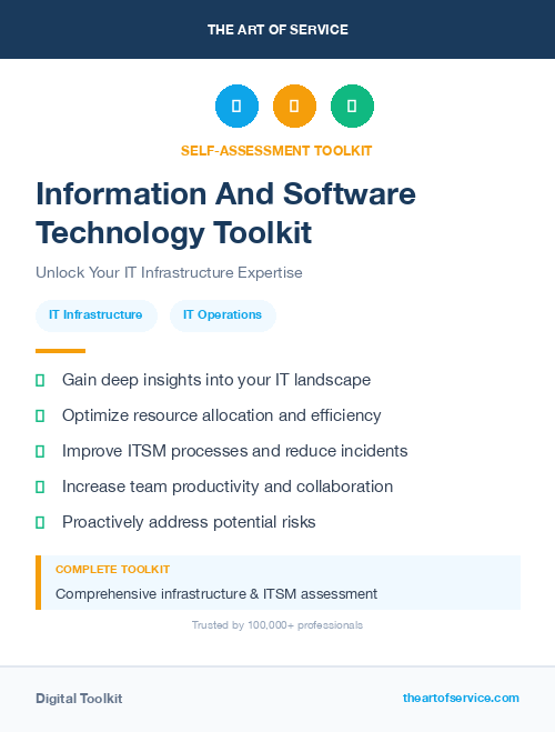 Information And Software Technology Toolkit