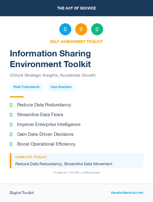 Information Sharing Environment Toolkit