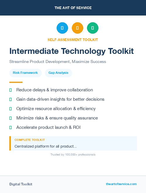 Intermediate Technology Toolkit