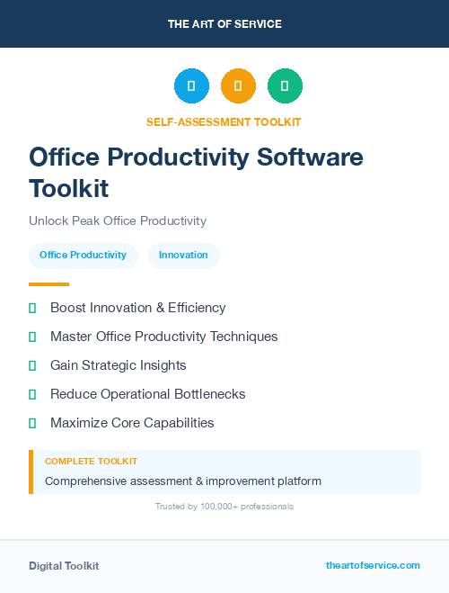Office Productivity Software Toolkit