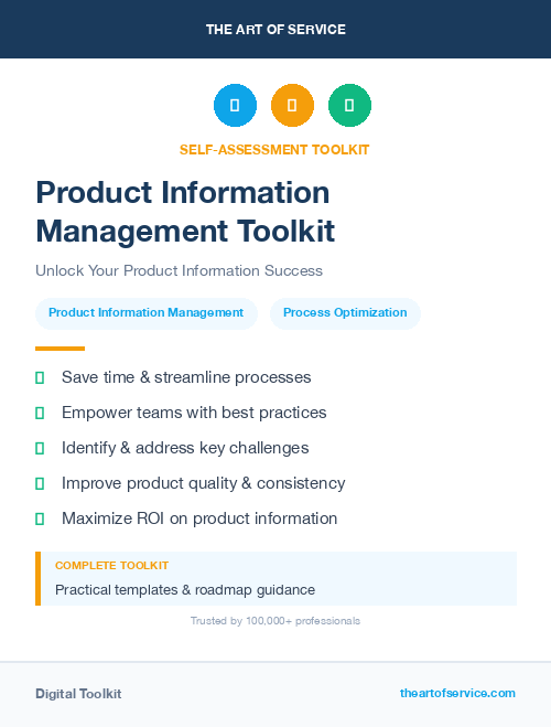 Product Information Management Toolkit